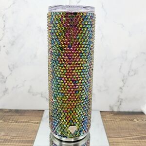 Glass Rhinestone Blinged 20oz Tumbler